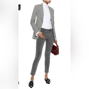 Stella McCartney Cropped Studded Grey Jeans 27 A14